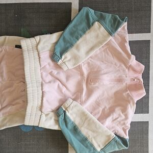 Tiny Tribe Color Block Sweat Suit